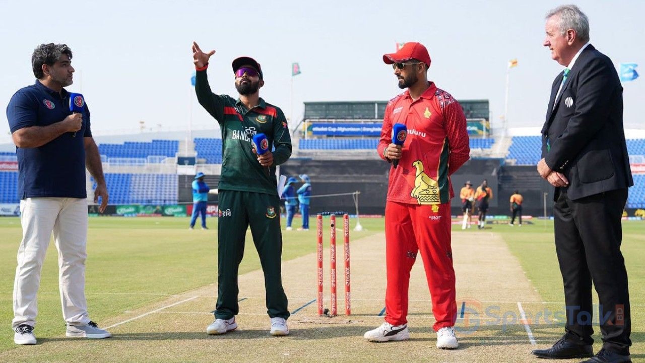 টস জিতে ব্যাটিংয়ে জিম্বাবুয়ে, লিটন-মিরাজ ছাড়াই ফিল্ডিংয়ে বাংলাদেশ